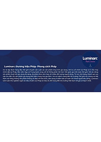 Đĩa Thủy Tinh Luminarc Granit 19cm đựng thức ăn, cường lực, kháng vỡ - 1 đĩa - P0704