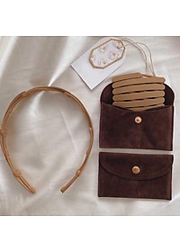 Băng đô cài tóc nhựa xếp gọn bỏ túi du lịch tiện lợi, phụ kiện tóc nữ CT019 - Filibra style