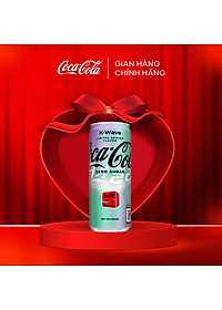 [SALE 12.12] Thùng 24 Lon Nước Giải Khát Không Đường Coca-Cola Zero 320ml – Chính Hãng, Giải Nhiệt Sảng Khoái