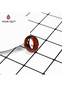 Nhẫn nam đá mã não đỏ mệnh hỏa thổ - Ngọc Qúy Gemstones