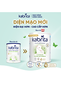 Combo 2 lon Sữa dê Kabrita số 2 cho trẻ từ 12- 24 tháng - Lon 800g