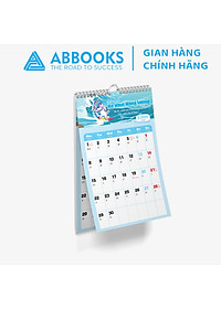 Lịch Treo Tường 2026 - Time Is A Gift - Thời Gian Là 1 Món Quà Chủ Đề Kỳ Lân - Kèm Sticker Trang Trí