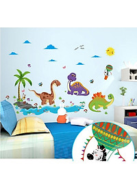 Decal dán tường vườn thú của bé - combo 2 bộ AmyShop