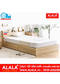 Giường ngủ ALALA63 gỗ HMR chống nước - www.ALALA.VN - 0939.622220