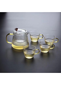 Ấm pha trà lõi lọc thủy tinh cao cấp chịu nhiệt - ANTH460