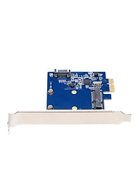 Bộ Chuyển Đổi Điều Khiển Thẻ Mở Rộng Kết Hợp PCIe Sang MSATA & SATA3.0 Cho Máy Tính Để Bàn