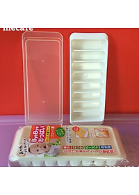 Khay trữ đông đồ ăn dặm cho bé Kokubo chia ngăn, có nắp đậy - Hàng nội địa Nhật