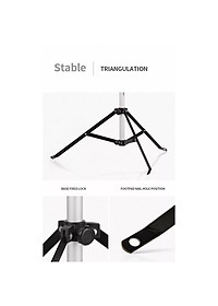 Đồ cắm trại giá treo đèn 3 chân Naturehike campoutvn NH17D015-J du lịch dã ngoại 1m94 xếp gọn chắn chắn có cọc giữ chân khi có gió A113