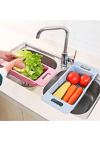 Rổ Gác Bồn Rửa Bát Gấp Gọn Đa Năng NHỰA  NO 5613 Kệ Đựng Đồ Rửa Chén Gác Bồn Đa Năng