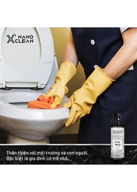CHAI XỊT DIỆT KHUẨN KHỬ MÙI TOILET NHÀ VỆ SINH -NANO XCLEAN TOILET SPRAY 500ML-NANO BẠC AHT CORP (AHTC)