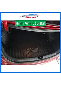 Thảm nhựa lót cốp cho I10 sedan 2014-2015-2016-2017-2018-2019-2020-2021 nhựa dẻo dày dặn đàn hồi tốt