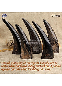 Chóp sừng trâu vật phẩm phong thủy (OTH003) HOT nhất của năm trâu vàng 2021 - giàu sang - phú quý 