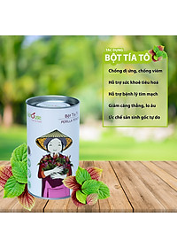 Bột Tía Tô sấy lạnh Dalahouse - Bổ phế phối, An thai, hỗ trợ giảm các triệu chứng cảm, ho, đau họng. Hỗ trợ điều trị GUT, đẹp da, trắng da