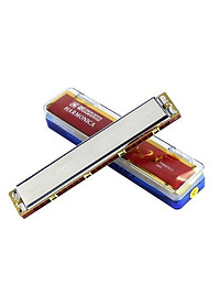 Kèn Harmonica Tremolo Suzuki Study 24 Lỗ (Key C 24 Holes) kèm Kèn Kazoo DreamMaker