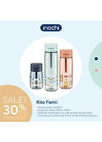 Bình nước thể thao Kita Active, Bình nước Kita Fami, Bình nước Kita Slim - Chính hãng INOCHI