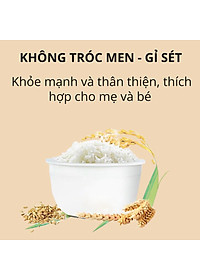 Nồi cơm điện lòng sứ dưỡng sinh 1.2L Mishio MK381 - Hàng chính hãng