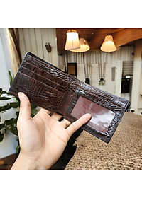 Bóp Nam Da Cá Sấu Thật 2 Mặt. GÙ CÁ SẤU NGUYÊN CON LỚN SIÊU ĐẸP