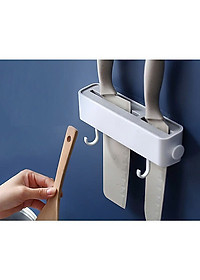 Kệ nhựa đựng dao dán tường có 2 móc - Chính hãng HENRYSA