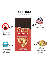 Socola Đen 70% Nguyên Chất Đắng Vừa Ít Ngọt 30 gram | Dark Chocolate 70%