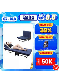 Giường ngủ thông minh gấp gọn NIKITA, Khung thép sơn tĩnh điện, Xếp gọn thành ghế sofa, Bánh xe di chuyển dễ dàng