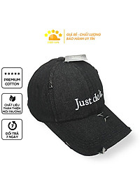 Mũ Lưỡi Trai Nón Lưỡi Trai Nón Kết Nam Nữ Jeans Just Do It Vải Denim