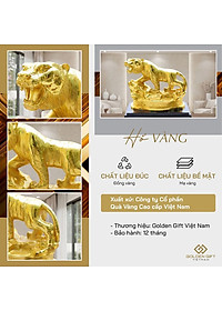 Tượng Hổ phong thủy mạ vàng – 12CGH