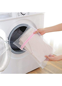 Túi lưới đựng đồ giặt có dây khóa kéo bảo vệ quần áo