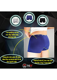 Combo 3 Quần Sịp Đùi Nam Quần Lót Nam Boxer Sợi Tre Mềm Mịn Siêu Thoáng Mát, Co Giãn 4 Chiều  Cạp Nhỏ MRM FASHION