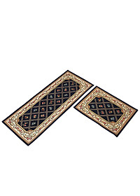 Bộ 2 thảm trải sàn nhà bếp mẫu mới cao cấp đế cao su chống trơn trượt tiện dụng - giao họa tiết và màu sắc ngẫu nhiên