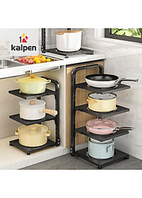 Giá Để Xoong Nồi Thép Carbon Kalpen 2-3-4-5 tầng