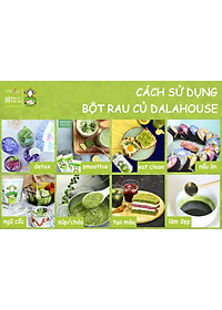 Bột cải bó xôi Dalahouse 60gr (mẫu mới gồm 20 tuýp tiện dụng)- Hữu cơ nguyên chất sấy lạnh - Đạt tiêu chuẩn Châu Âu