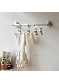 Combo 4 Kẹp Treo Đồ INOX 304 Có Móc Treo Đa Năng