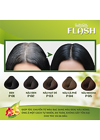 GEL GỘI PHỦ BẠC FLASH 200ML ( P02 - NÂU ĐEN)