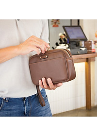 Ví nam cầm tay da bò Gianni Conti VP0169DBR