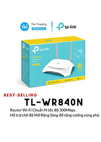 Router Wifi Chuẩn N 300Mbps Tp-Link Tl-Wr840N - Hàng Chính Hãng - Link Mua
