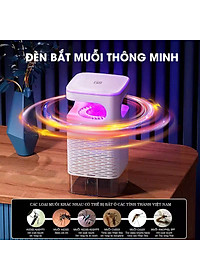 Đèn Bắt Muỗji Thông Minh 2in1 Loại Tốt – Quạt Động Cơ Từ Tính Siêu Êm, Diệt Muỗji Hiệu Quả , đèn trang trí