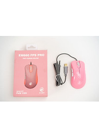 Chuột chơi game E-DRA EM660 FPS Pro Pink - Hàng chính hãng