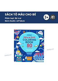 Đồ chơi thủ công 80 bức tranh tô màu cho bé Mideer Drawing Coloring, đồ chơi sáng tạo cho bé 2,3,4,5,6 tuổi