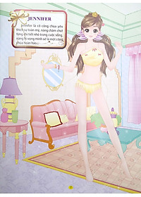 Sách Princess Sticker - Dán Hình Công Chúa - Công Chúa Mỹ Lệ