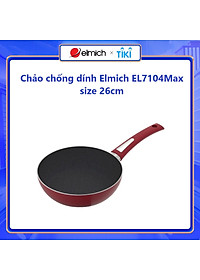 Chảo chống dính Elmich EL7104Max size 26cm - Hàng chính hãng
