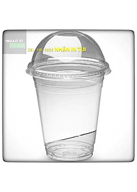 100 LY CỐC NHỰA CÓ LẮP CẦU ly cốc nhựa có nắp cầu loại 400ml & 500 ml , cốc nhựa dùng 1 lần, đựng cafe, trà sữa...