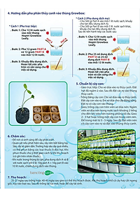 Bộ 1 chậu trồng rau ăn lá thủy canh tĩnh Growbox Leafy Kit 1 Hợp Trí Không bao gồm phân bón thủy canh