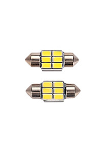 Đèn LED Gắn Trần Nội Thất Xe Ô Tô (2 Cái)