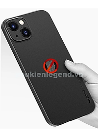 Ốp lưng nhám siêu mỏng 0.3mm cho iPhone 15, 15 Plus, 15 Pro, 15 Pro Max hiệu Memumi Slim - mặt lưng chống trượt, chống bám bẩn - Hàng chính hãng