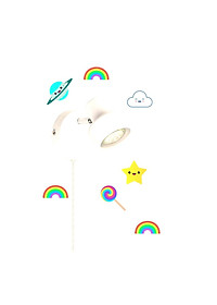 Đèn gắn tường màu trắng trang trí phòng ngủ, phòng khách thương hiệu Markslojd,Thụy Điển