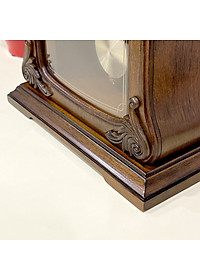 Đồng hồ để bàn Nhật Bản Rhythm CRJ717CR06 , Kt 24.0 x 32.5 x 12.5cm, 1.7kg Vỏ gỗ. Dùng Pin.