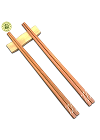 Đũa Gỗ Cẩm Cẩn Dây Đàn - Đồ Gỗ Nhà Bếp Thương Hiệu Trường Sơn ( 10 Đôi )