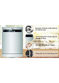 Máy Rửa Chén Bát Texgio Độc Lập 15 Bộ TG-W60F966 (Hàng Chính Hãng)