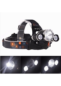 Đèn pin đội đầu 3 bóng led siêu sáng loại cao cấp chống nước (Tặng kèm quà tri ân)