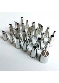 Bộ 24 đuôi bắt bông kem – Bộ dụng cụ làm bánh kem – Mã số 1035